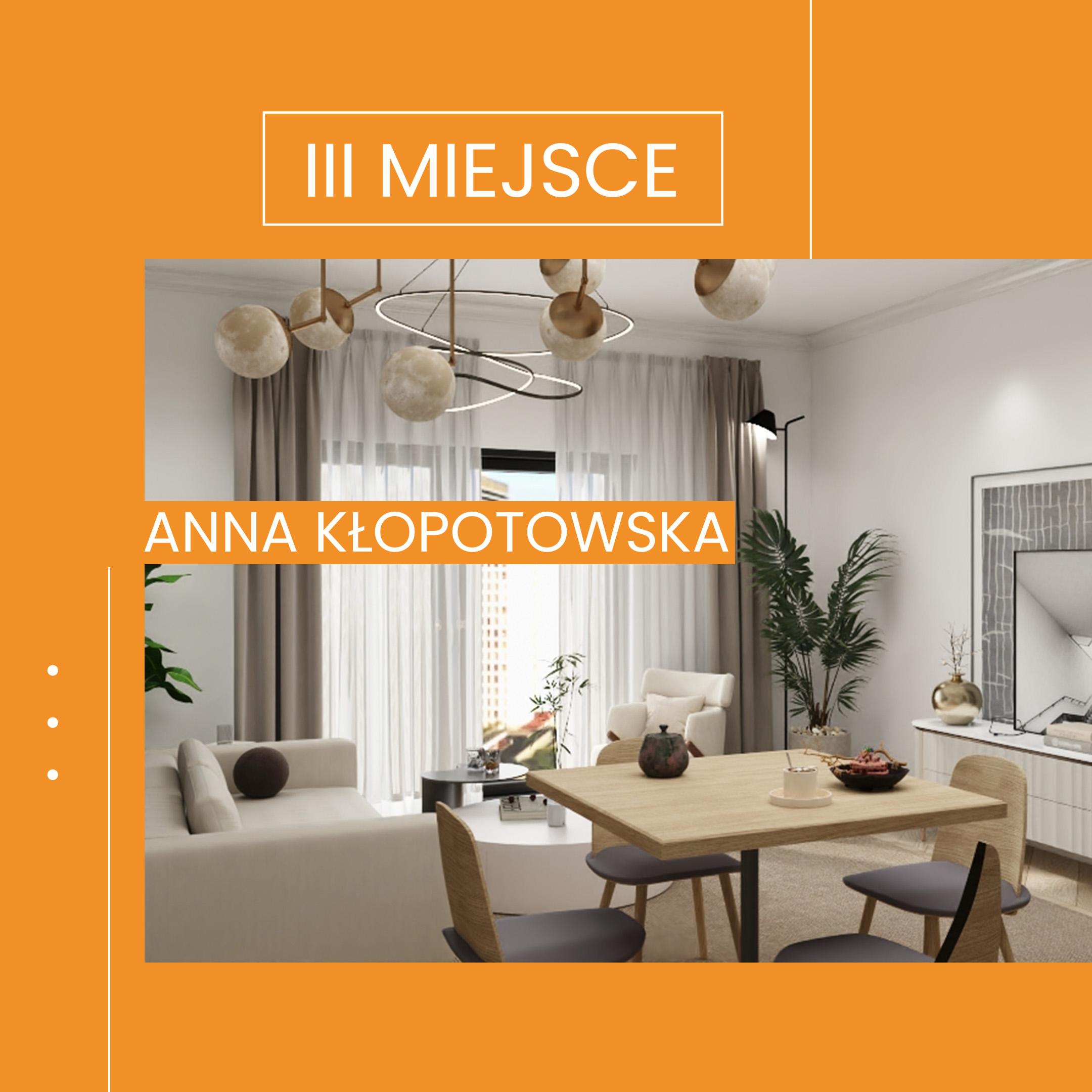 Prezentacja zwycięskiego projektu konkursu AiHouse – III miejsce. Wyjątkowy design autorstwa Anny Kłopotowskiej, stworzony w nowoczesnym programie dla architektów wnętrz AiHouse.